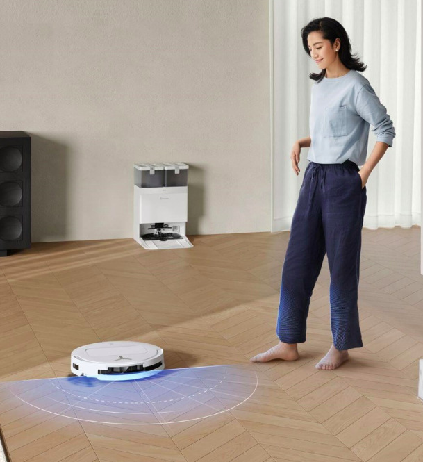 Ecovacs Robotický vysávač Deebot T50 Pre Omni White 5